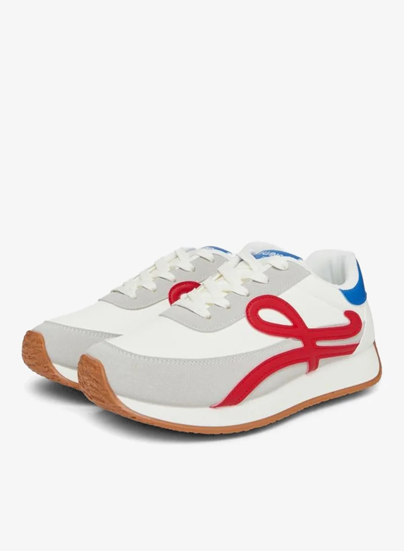 Styli Women Retro Style Lace-Up Sneakers